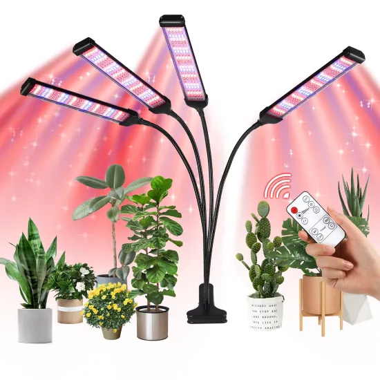 Full Spectrum 480 LED Three-Color Dimmable Plant Grow Light with Wide Board