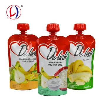 BPA and Phthalate-Free Reusable Spout Pouch for Baby Food