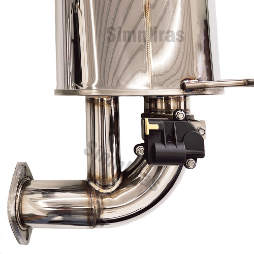 Edelstahlachse-Rückenschalldrüse-Auspuff für Subaru WRX & STI 15-21 mit Ventil und Controller