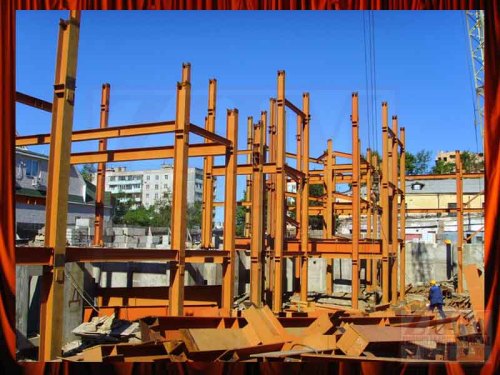 2014 New design structural steel frame warehouse construction