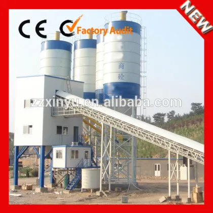 Large Capacity HZS150 China Concrete Batching Plant Cement
