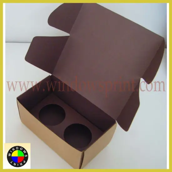 recycle promotional elegant cupcake packaging boxes