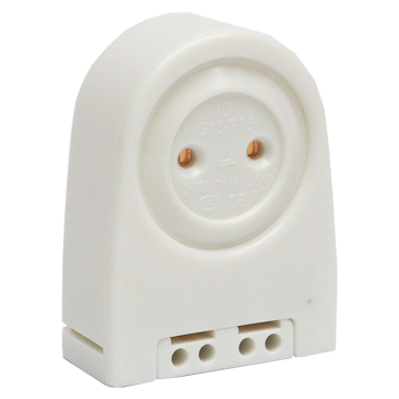 LED T8 Lamp Holder, G13 Fluorescent Lampholder Base with Slide-on Screw Fixing - G13-F05/B