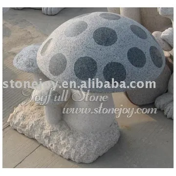 Granite Ornaments, garden decoration mushroom