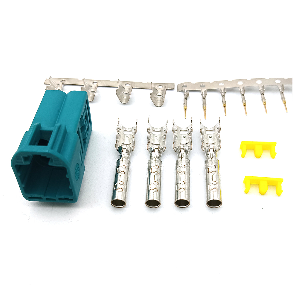 4 Pin Universal Mini Fakra Male Crimp Connector
