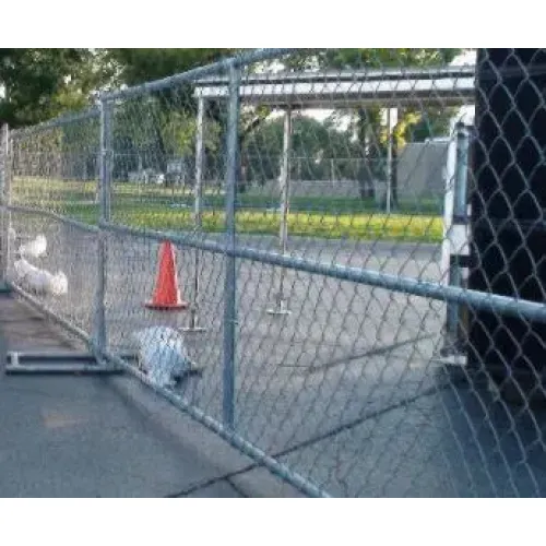 Construction Sites Use Chain Link Temporary Fencing