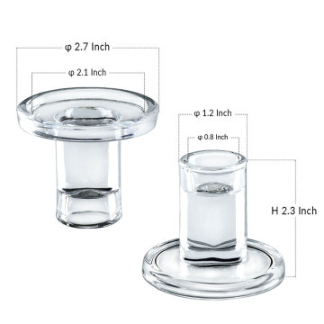 Luxury Crystal Glass Candle Holders