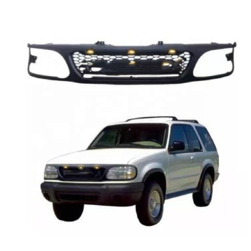 4x4 Accessories Plastic Front Bumper Bush Grille for Ford Explorer 1995-2001 with LED