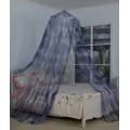 Polyester Blue Tie Dye Circular Conical Mosquito net