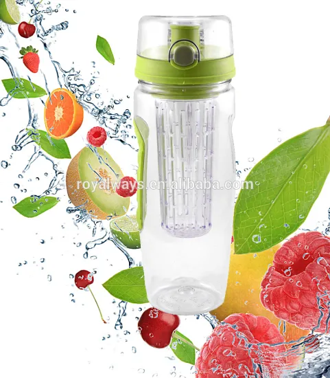 BPA Free High Quality Tritan Sport Outdoor Water Bottle With Fruit Infuser