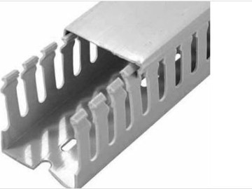 Grey Wire Duct Slotted, Cable Trunking