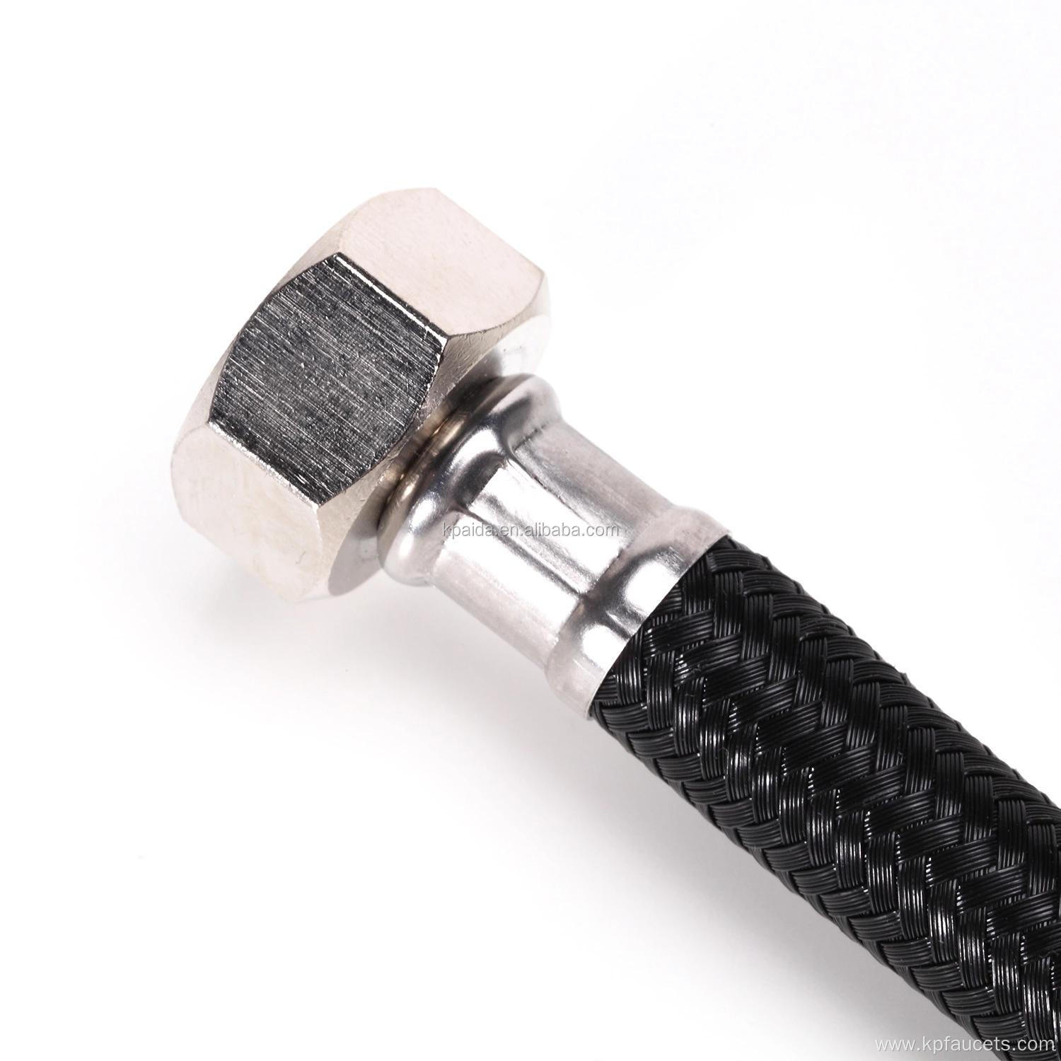 Black High Pressure Nylon Braided Hose Pipe