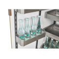 Pull-out kitchen fruit and vegetable storage cabinet 