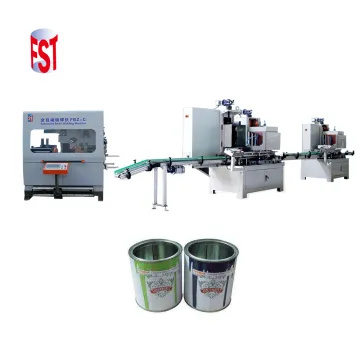 Metal Paint Round Tin Cans Production Machine