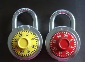 master key COMBINATION PADLOCK