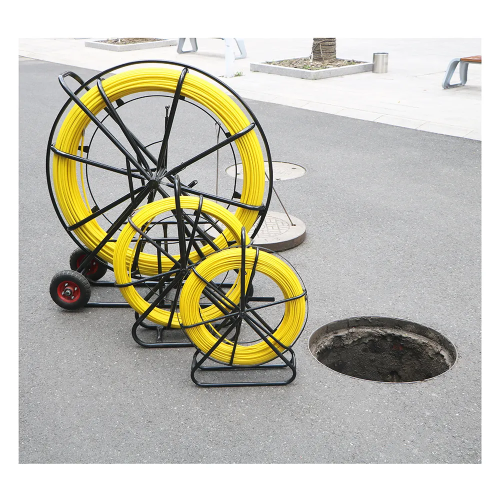 cable pulling rodder 8mm 200m fiber cable fiberglass duct rodder price Factory
