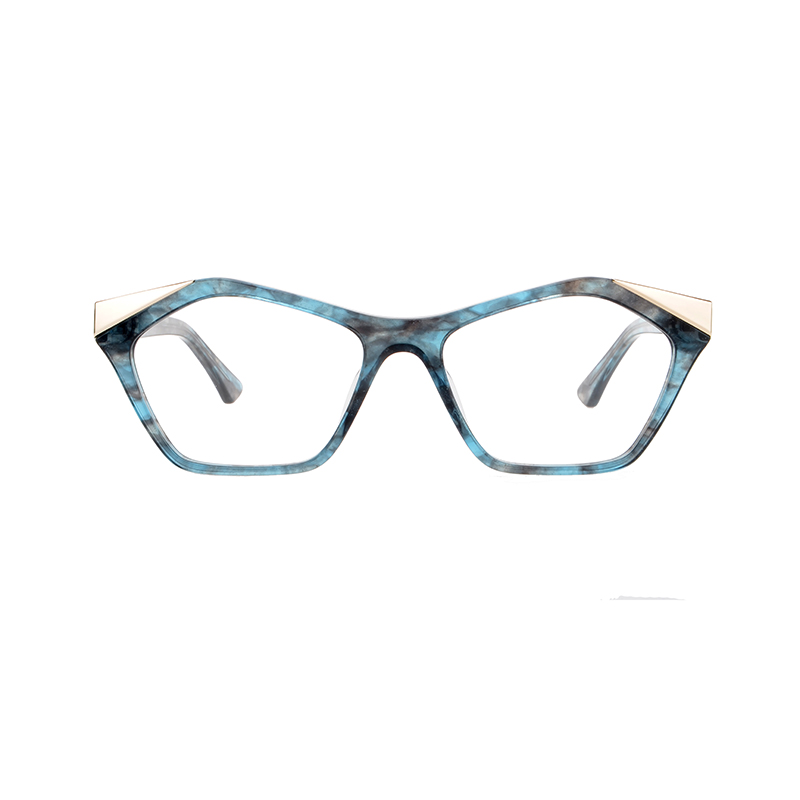 New Chic Ce Approval Cat Eye Flower Tortoise Acetate Eyeglasses Frames