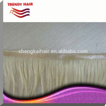 Cuticle Remy Virgin Remy Human Hair Skin Weft For Beauty