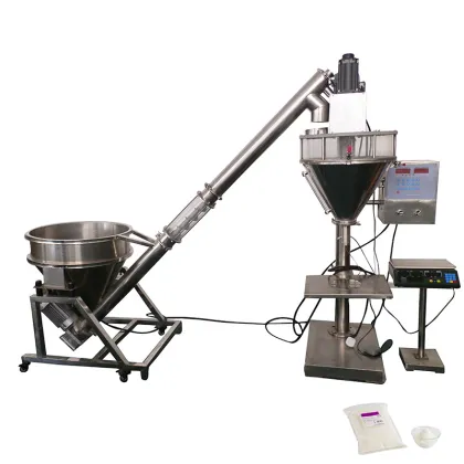 Small Volumetric Glitter Washing Talcum Talc Powder Filling and Sealing Machine