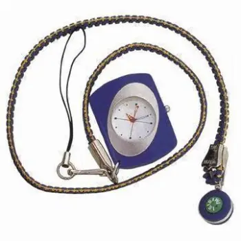 Promotional New Design Compass Pocket Watch with Necklace, Good for Promotion and Gift