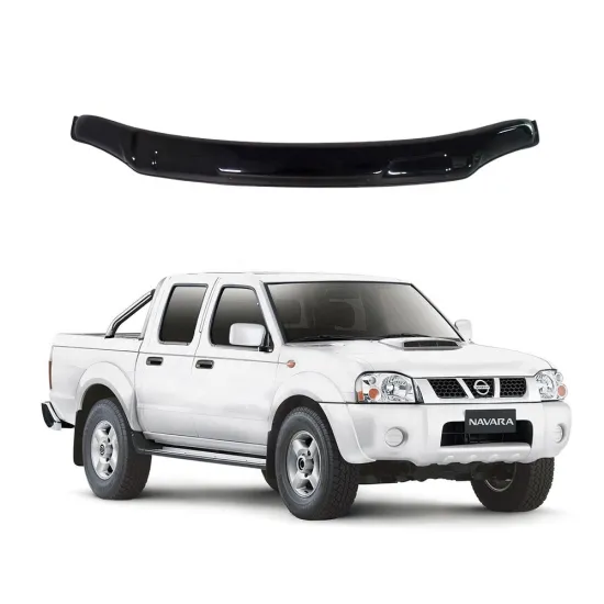 Pickup Truck Acrylic Bonnet Deflectors Bug Shield Guard for Nissan Navara D22 Frontier 2004