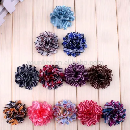 2" Mini Petite Satin Mesh Silk Flowers Charlotte Tulle Puff Flower Head Hydrangea Hair Accessories,YDKM08