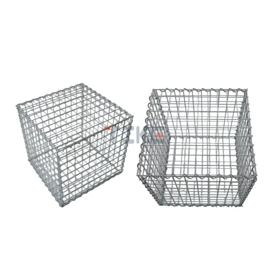 Galvanized Defense Flood Barrier Welded Wire Gabion Basket