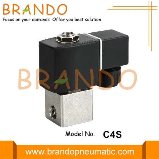 3 Way 316L Stainless Steel Solenoid Valve 1/4''