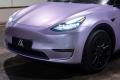 Fantastic Silver Purple Vinyl Car Wrap Film 1.52*18m