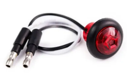 Red amber white mini round LED marker and clearance light mini marker clearance light