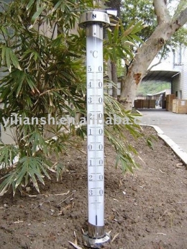 Hot Sales Big Satinless Steel Garden Thermometer