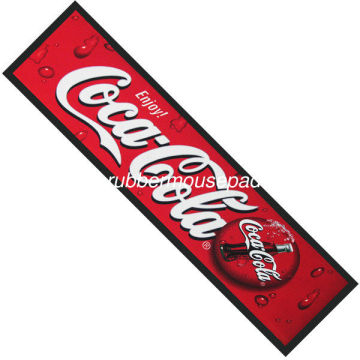Sublimation Printing Fabric Rubber Bar Mat , Fancy Placemats