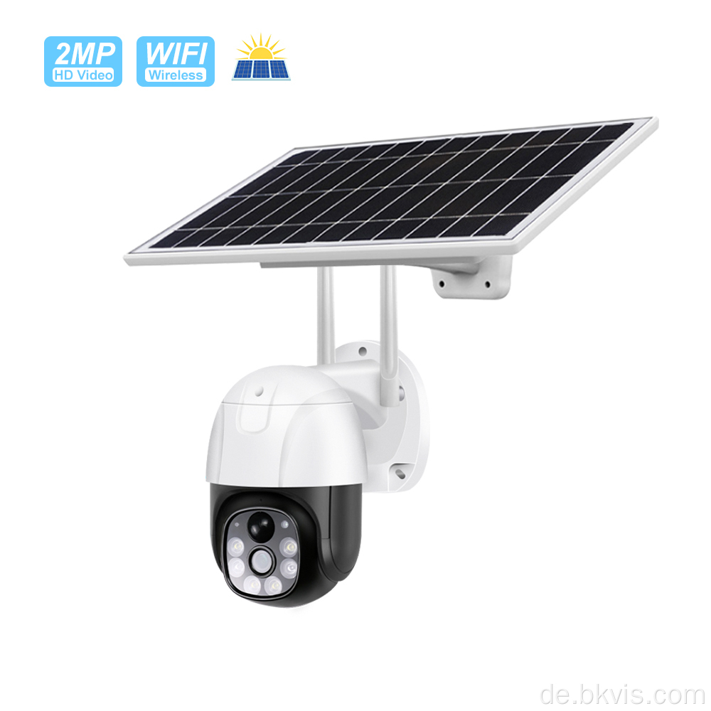 Solarkamera wasserdichte Nacht Outdoor -Kamera Home Lautsprecher