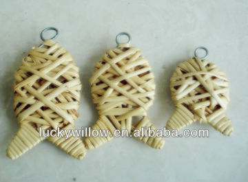 decorative willow pendant willow fish pisciform