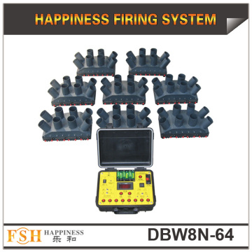 64 cues wire control stage special effects fireworks firing system with salvo and sequential fire function, pyrotechnic system