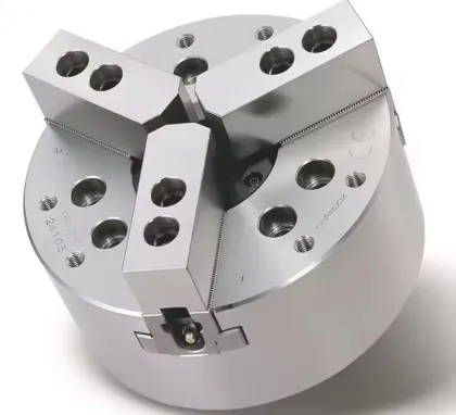 CNC lathe power chuck parts/mounting adapters flange