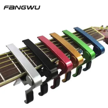 Universal Aluminium Alloy Guitar Capo with Built-in Tuner - Perfect Accessory for Acoustic, Classic, and Electric Guitars