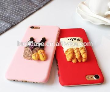 2016 Custom 3D Food Eco-friendly Hard PC Phone Accessories for Iphone 7/7 plus