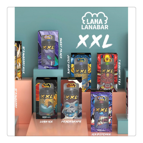 Lanabar xxl 원래 vape 열정 과일