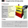 corrugated roofing sheet making machine