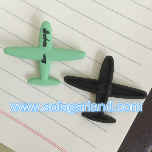 Wholesale Lovely Airplane Metal Beads Charms For Jewelry Making