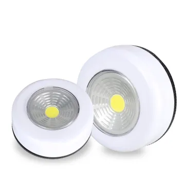 Wireless Wardrobe and Closet Night Light: COB LED Under Cabinet Light with Adhesive Sticker