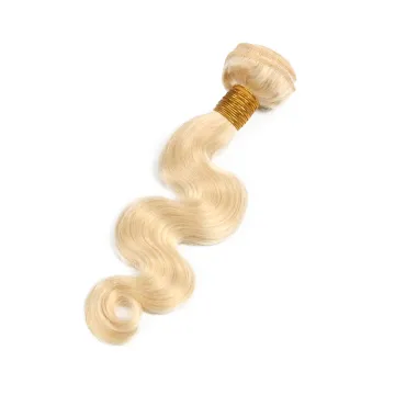 613 Blonde Bundles With Closure Brazilian Body Wave 3 Bundles With Closure Blonde Human Hair Bundles With Closure Remy Hair