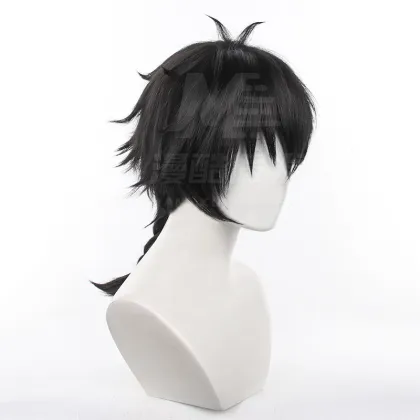 Wind Breaker Jujo Kame black Cosplay Wig