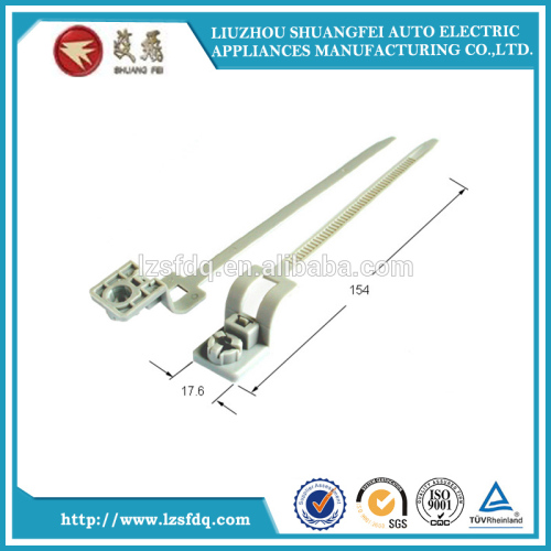 Self - Locking Type PVC coated Stainless Steel /Nylon plastic Cable Tie