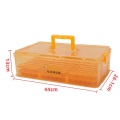 Recipiente para transporte de tubos de sangue