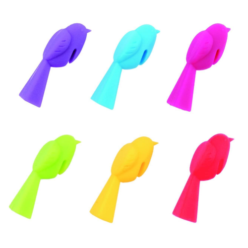 Silicone Bird Wine Markers Minuman