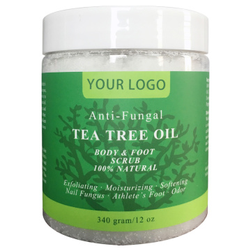 Tea Tree Oil Body Scrub för anti -svamp