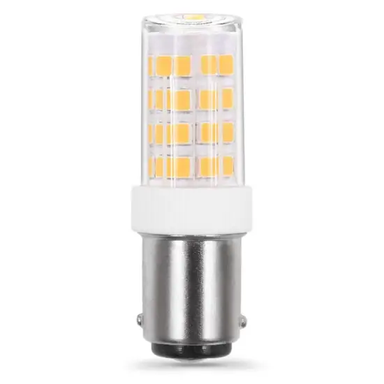 SHENPU 51pcs SMD 2835 AC LED Bulbs 120-230V BA15S BS15D 3W