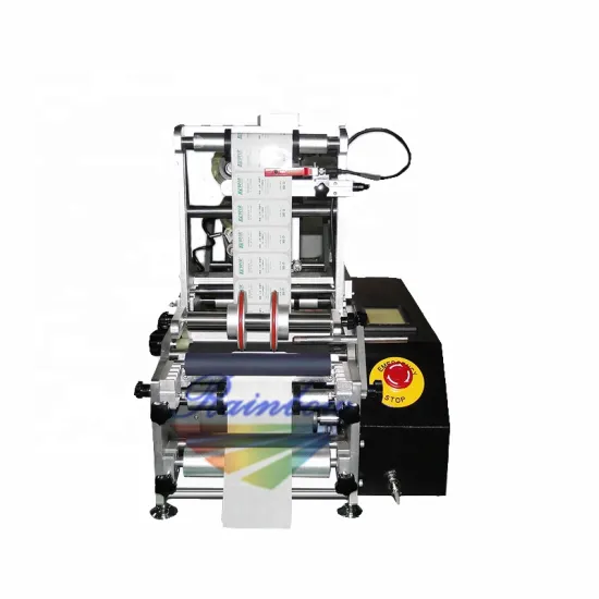 High Accuracy Round Bottle Labeling Machine for Tabletop Use